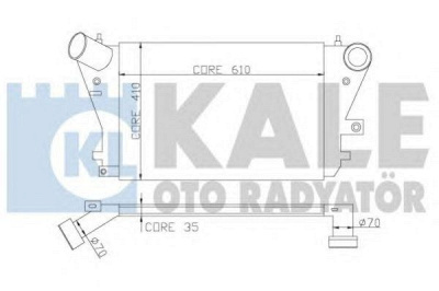 KALE OTO RADYATOR 342100 -  Интеркулер